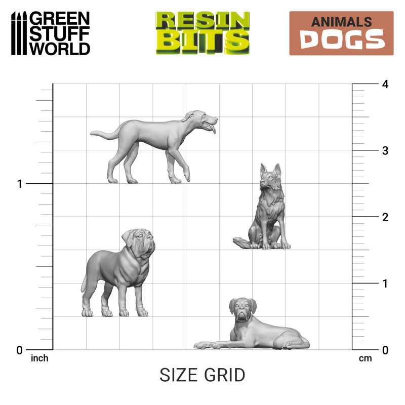 3D Printed Set - Dogs 3