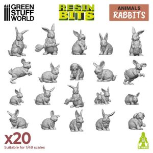3D Printed Set - Rabbits 1