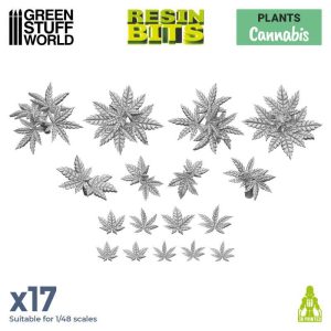 3D Printed Set - Cannabis 1