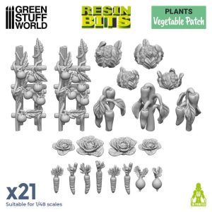 3D Printed Set - Vegetable Patch 1