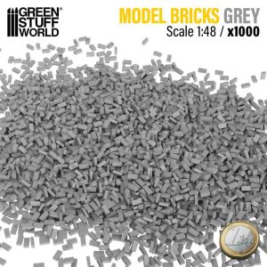 Miniature Bricks - Grey x1000 1:48 1