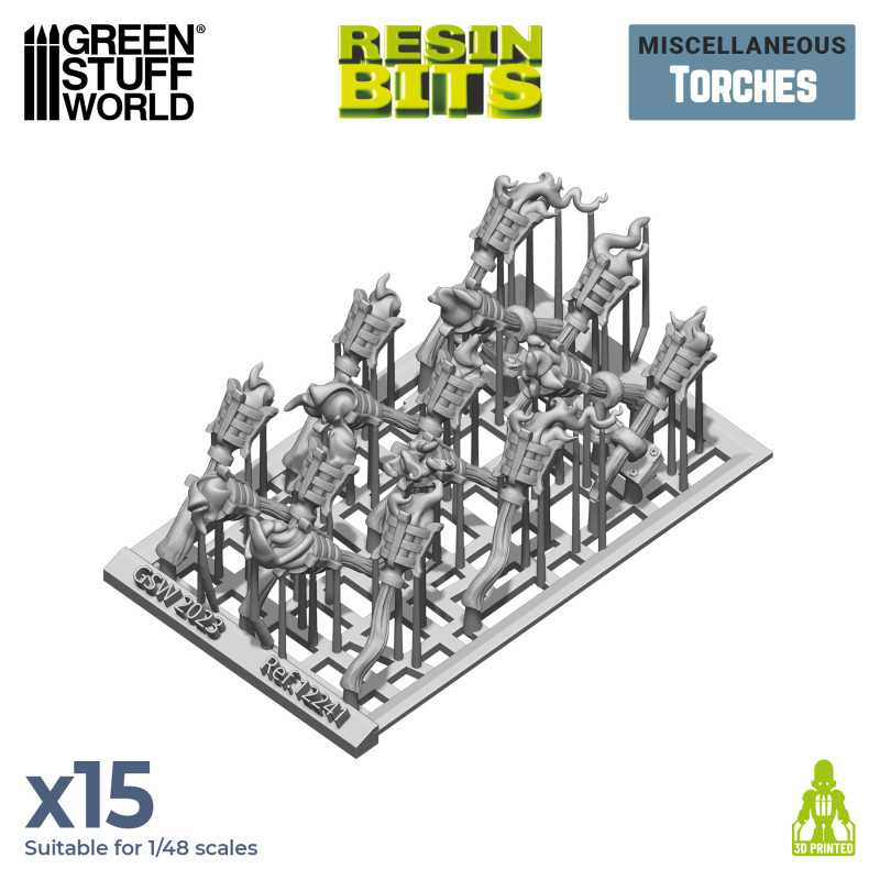 3D printed set - Torches 2