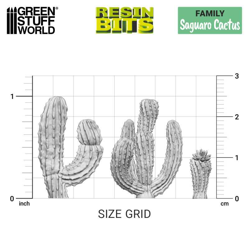 3D printed set - Saguaro Cactus 3