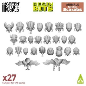 3D printed set - Egyptian Scarabs 1