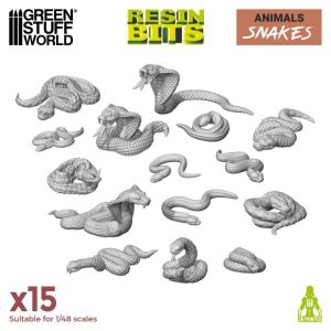 3D printed set - Snakes 1