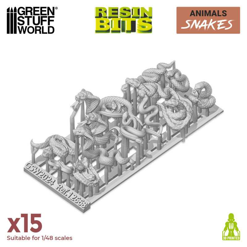 3D printed set - Snakes 2