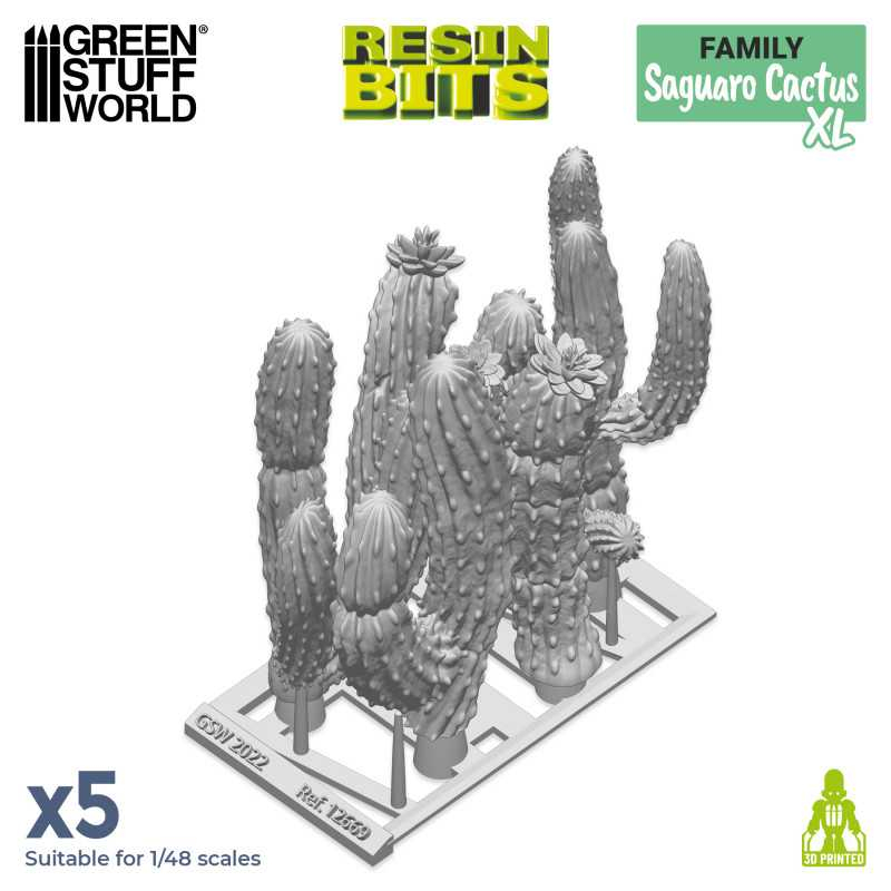 3D printed set - Saguaro Cactus XL 2