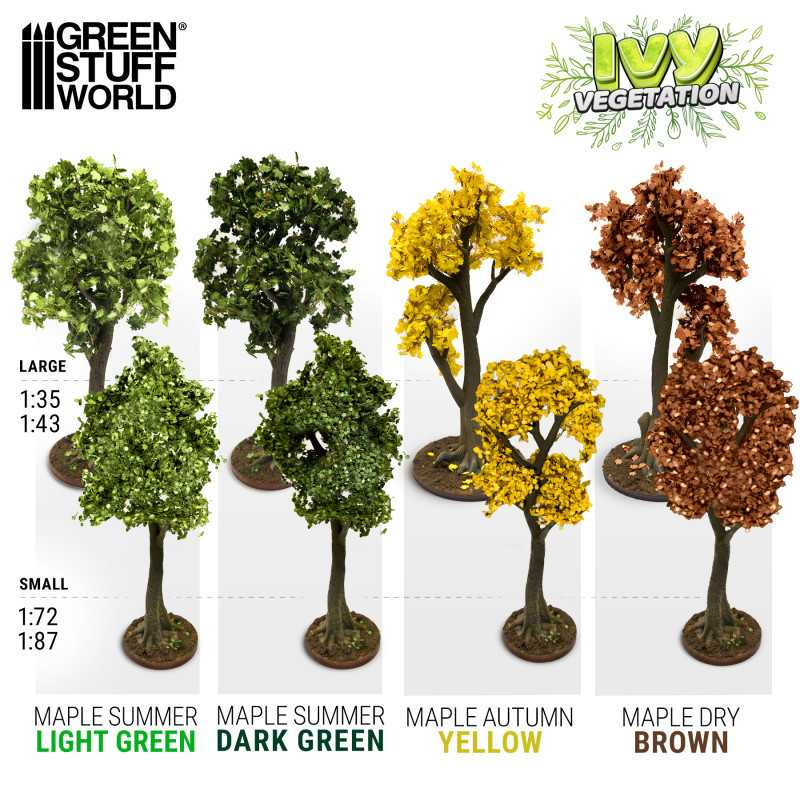 Ivy Foliage - Light Green Maple - Large 4
