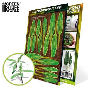 Colored Paper Plants - Musa Trees 1