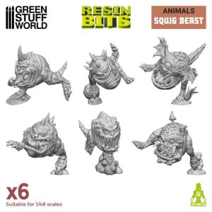 3D Printed Set - Squig beasts 1