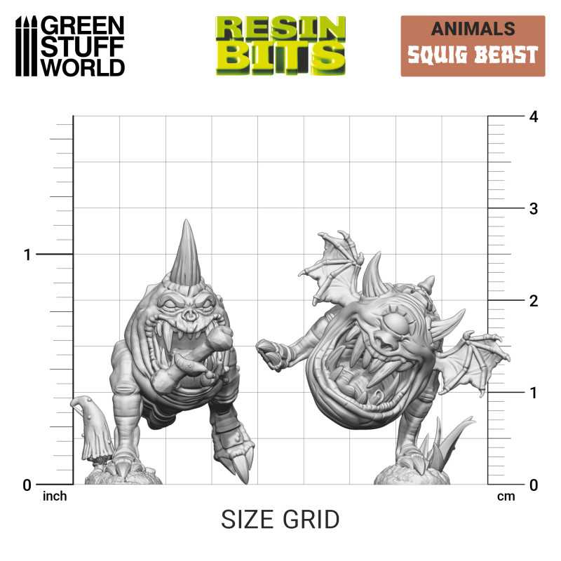 3D Printed Set - Squig beasts 3