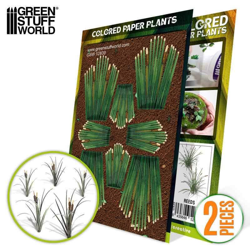 Colored Paper Plants - Reeds 1