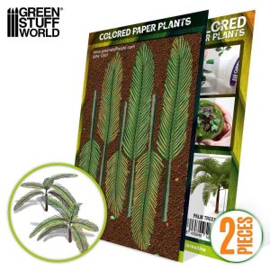 Colored Paper Plants - Palm 1