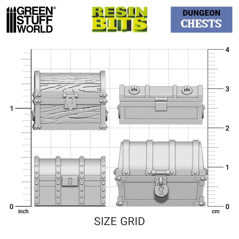3D Printed Set - Chests 3