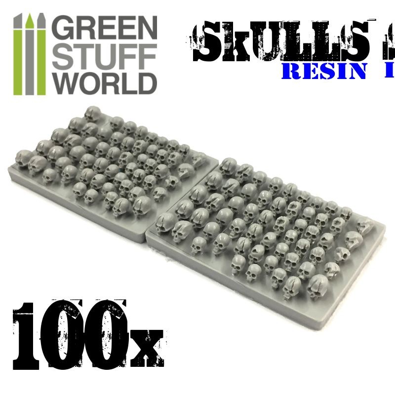 100x Resin Skulls 2
