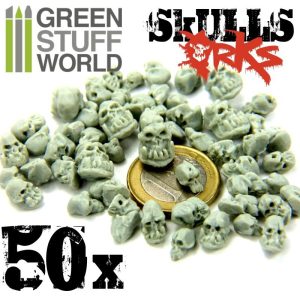 50x Resin ORK Skulls 1