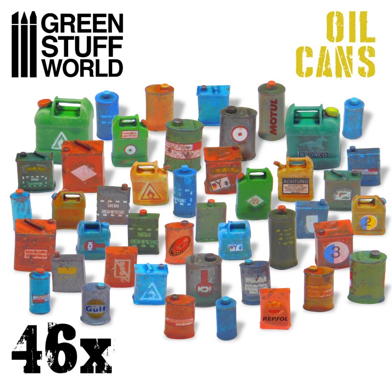 46x Resin Oil Cans 1