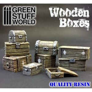 Wooden boxes set 1