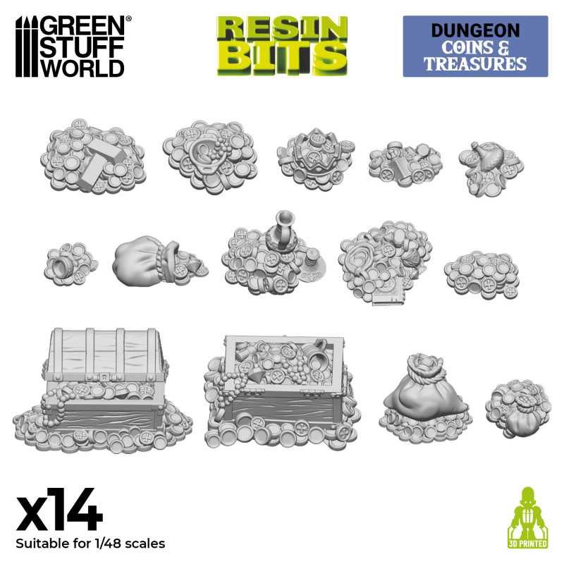 14x Resin Treasure Pieces 1