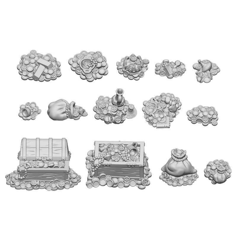 14x Resin Treasure Pieces 4