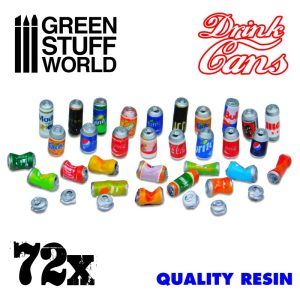 72x Resin Drink Cans 1