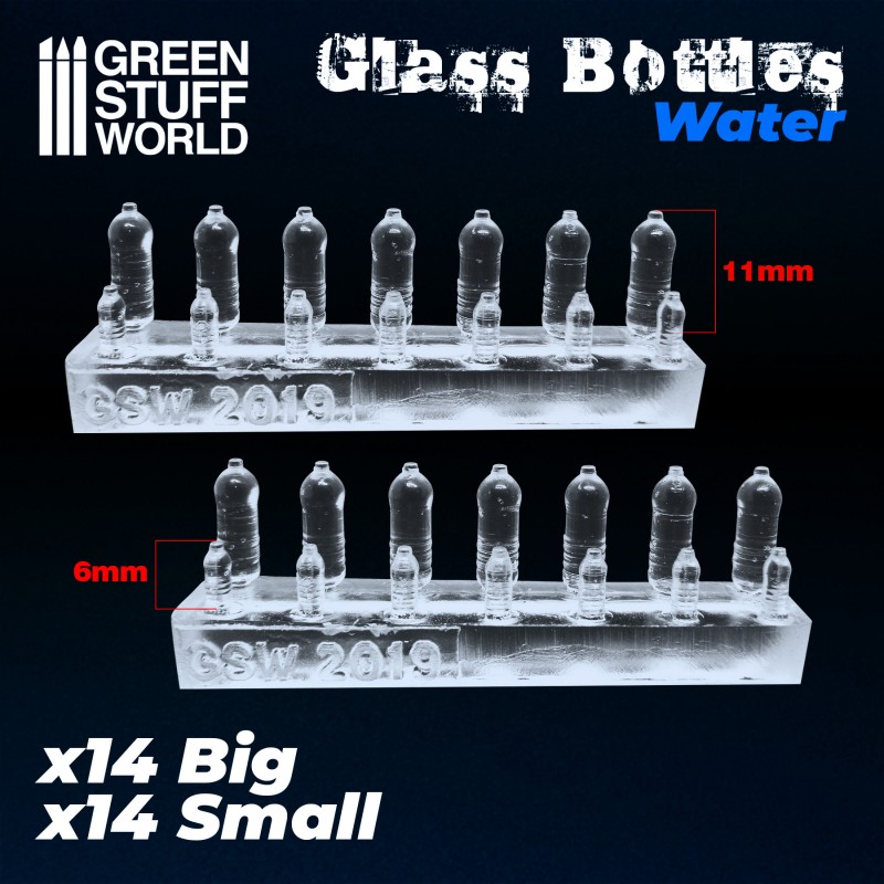 Water Bottles resin set 2