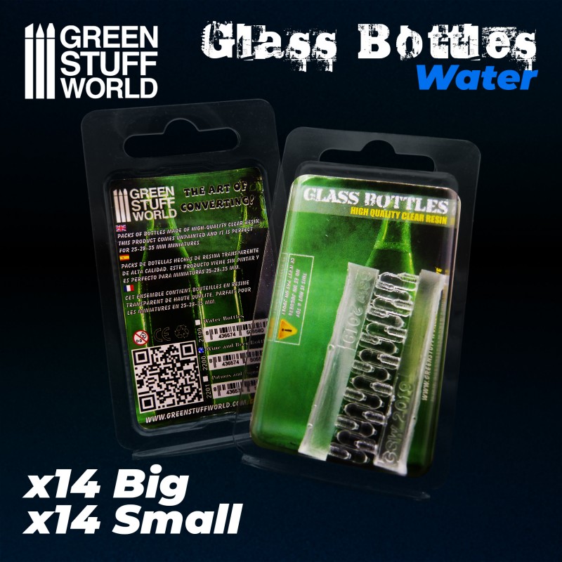 Water Bottles resin set 3
