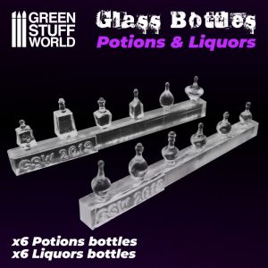 Potion and Liquor Bottles Resin Set 1