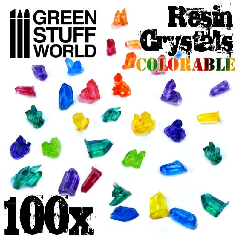 Resin Crystals transparent colorables (small) 2