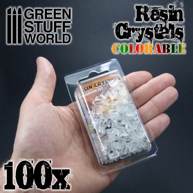 Resin Crystals transparent colorables (small) 3