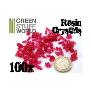 RED Resin Crystals (small) 1