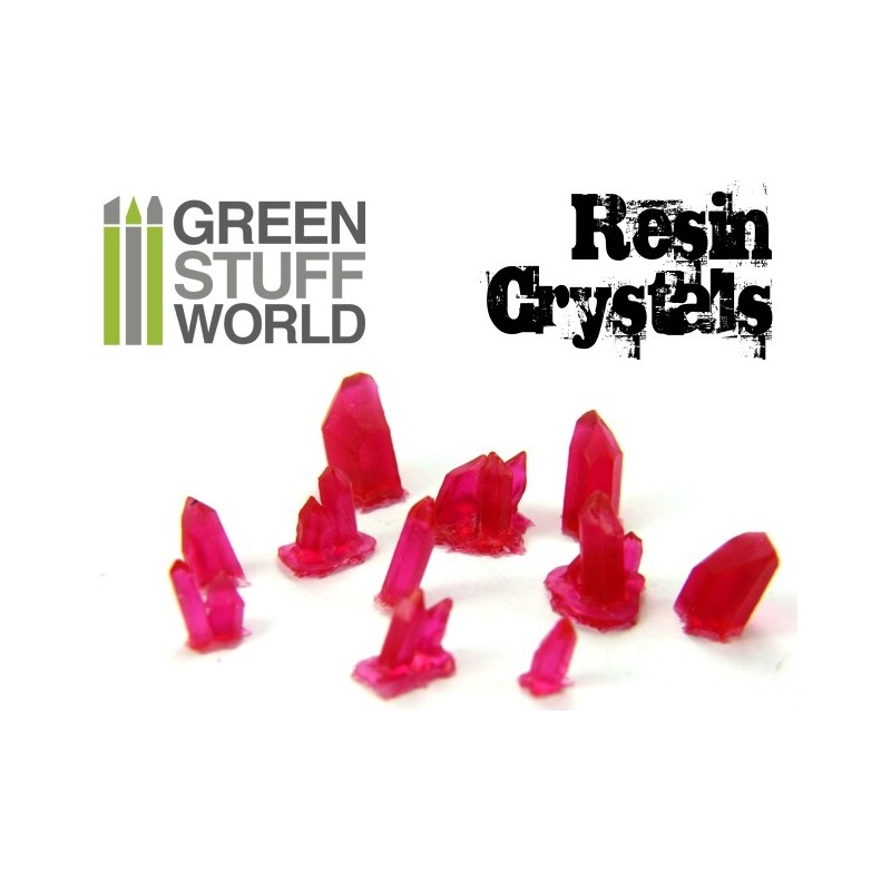 RED Resin Crystals (small) 2