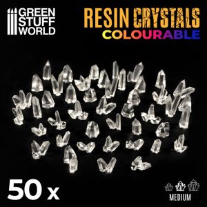 CLEAR Resin Crystals - Medium 1