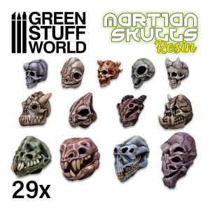 ALIEN Skulls Resin Set 1