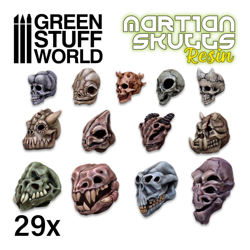 ALIEN Skulls Resin Set 1