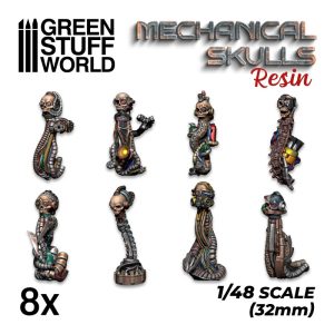 Resin Mechanical Skulls 1
