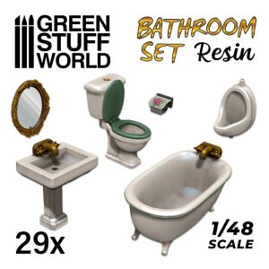 Resin Set Toilet and WC 1