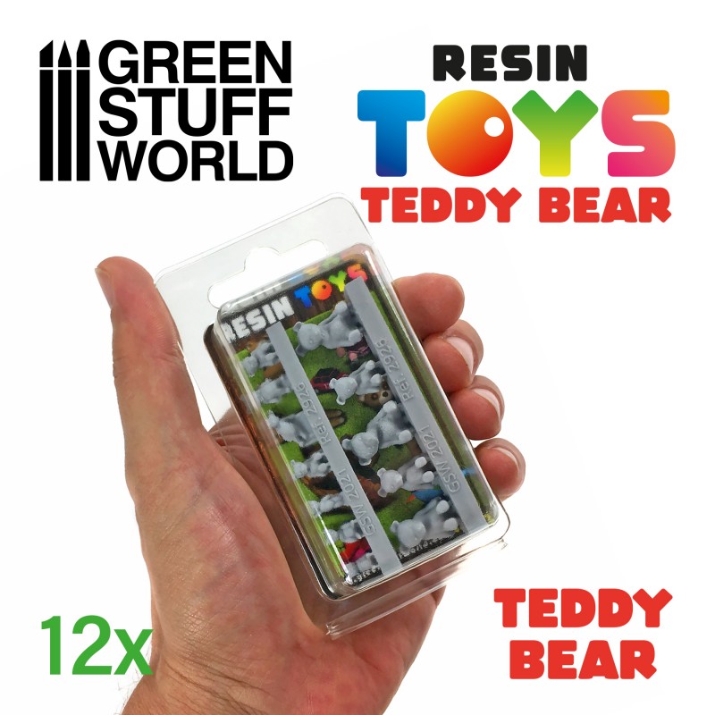 Teddy Bear Resin Set 3