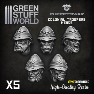 Colonial Troopers Heads 1