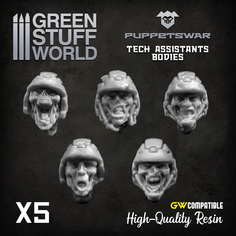 Zombie Troopers heads 1
