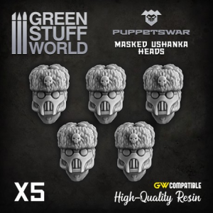 Masked Ushanka heads 1