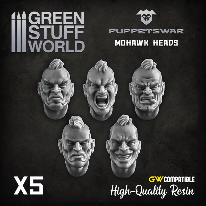Mohawk heads 1