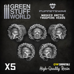 Masked Arctic Troopers heads 1