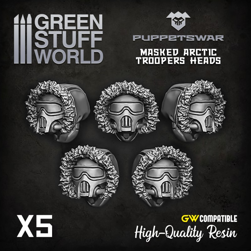 Masked Arctic Troopers heads 1