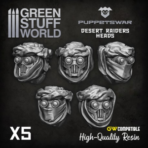 Desert Raiders heads 1
