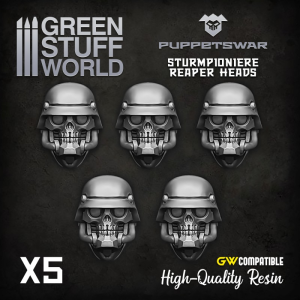 Sturmpioniere Reaper heads 1