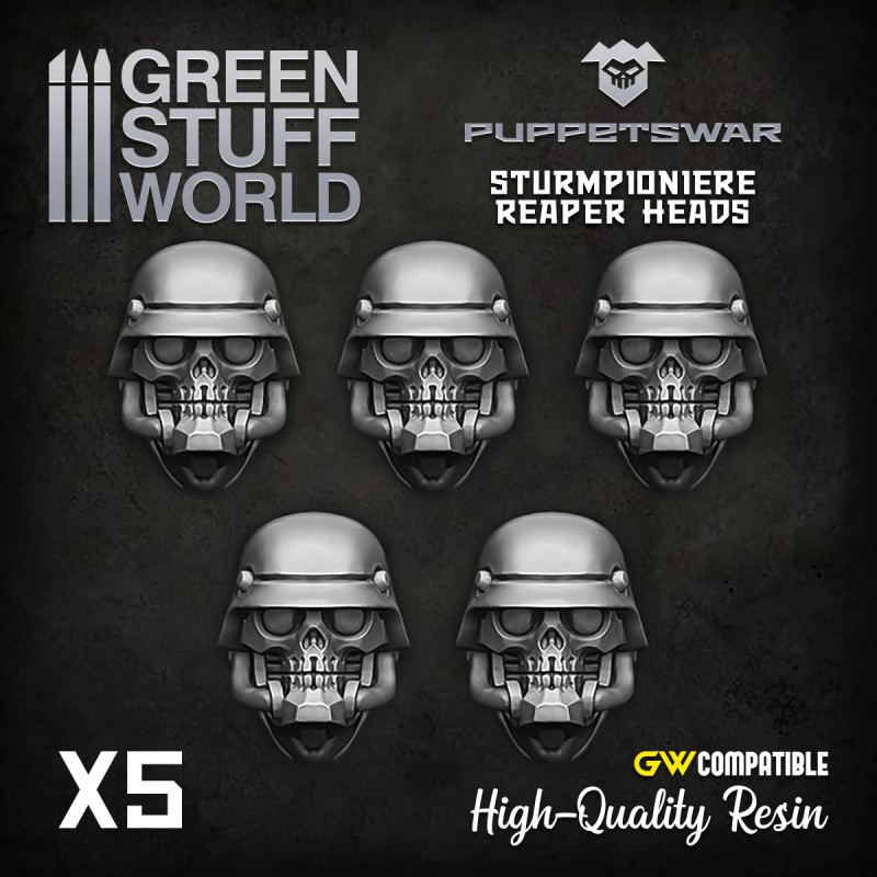 Sturmpioniere Reaper heads 1