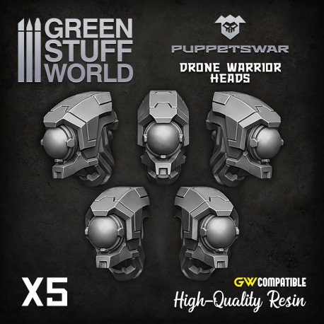 Drone Warrior Heads 1