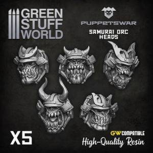 Samurai Orc Heads 1