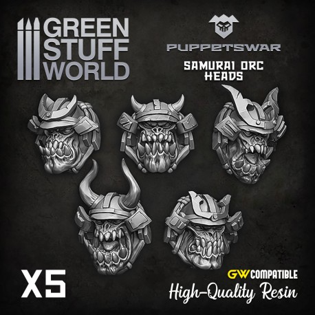Samurai Orc Heads 1